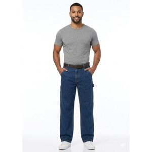 George Carpenter Jeans Dark Wash Relaxed Bootcut 40x30